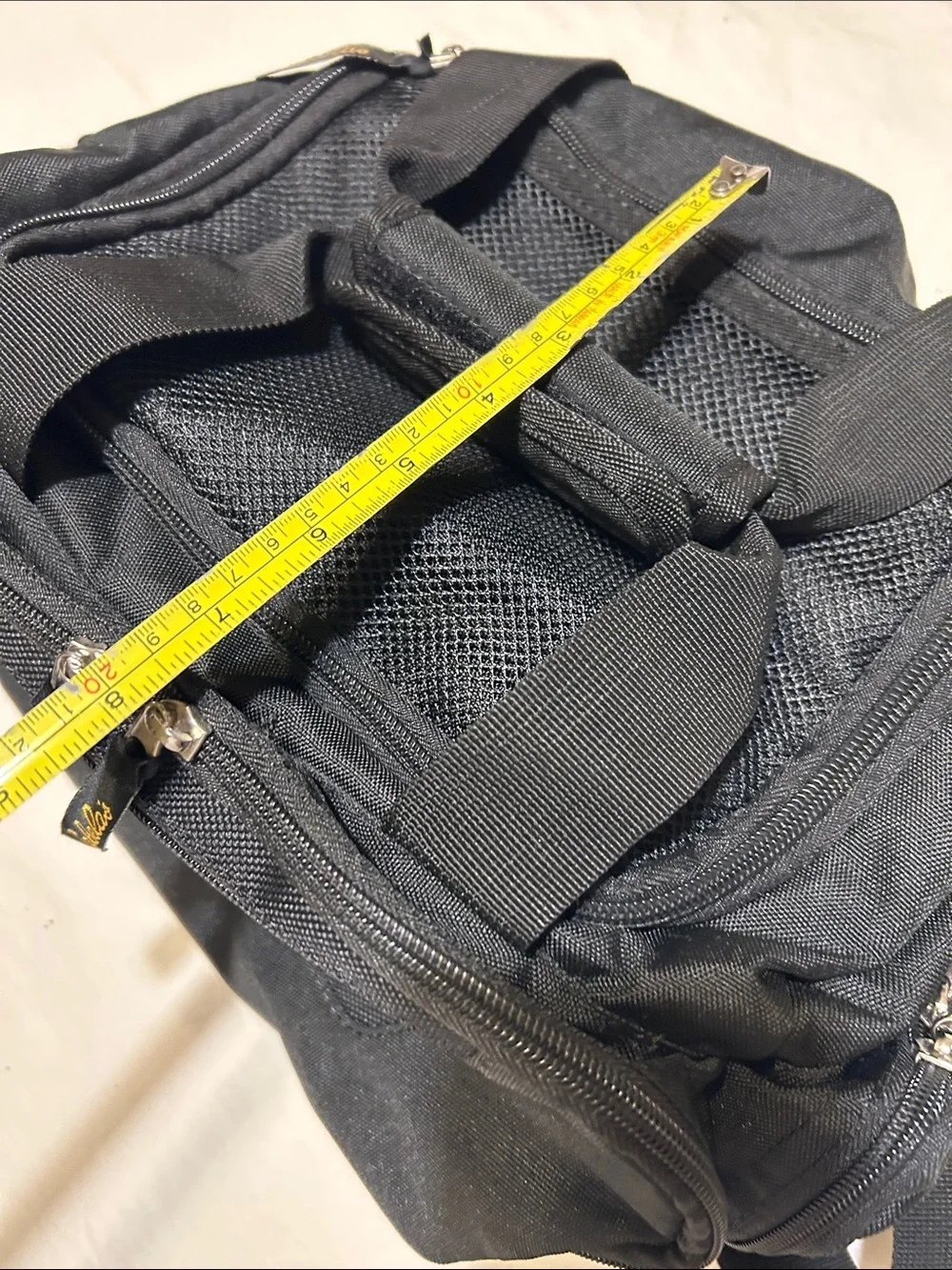 Cabela's Black Messenger Bag with Gold Logo